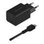 Lenovo GaN Nano 65W Adapter -EU Connectivity: 2pin/3pin Charging Port: Type-C Color: Black Package Type : Brown Box LENOVO - 1